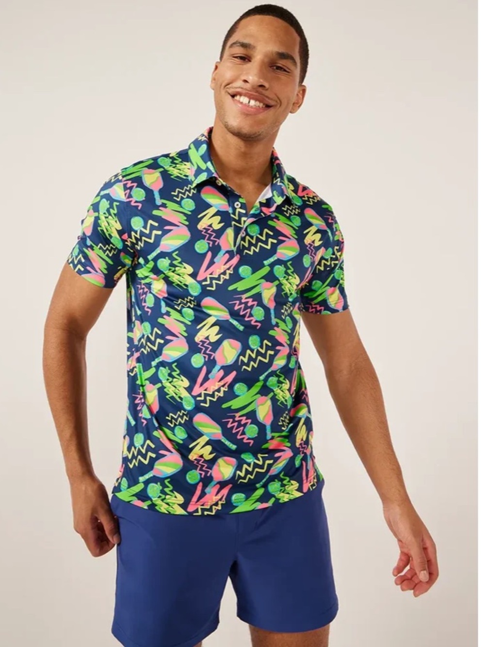 Chubbies "The Backhand Winner" Performance 2.0 Men's Polo Shirt, 2XL